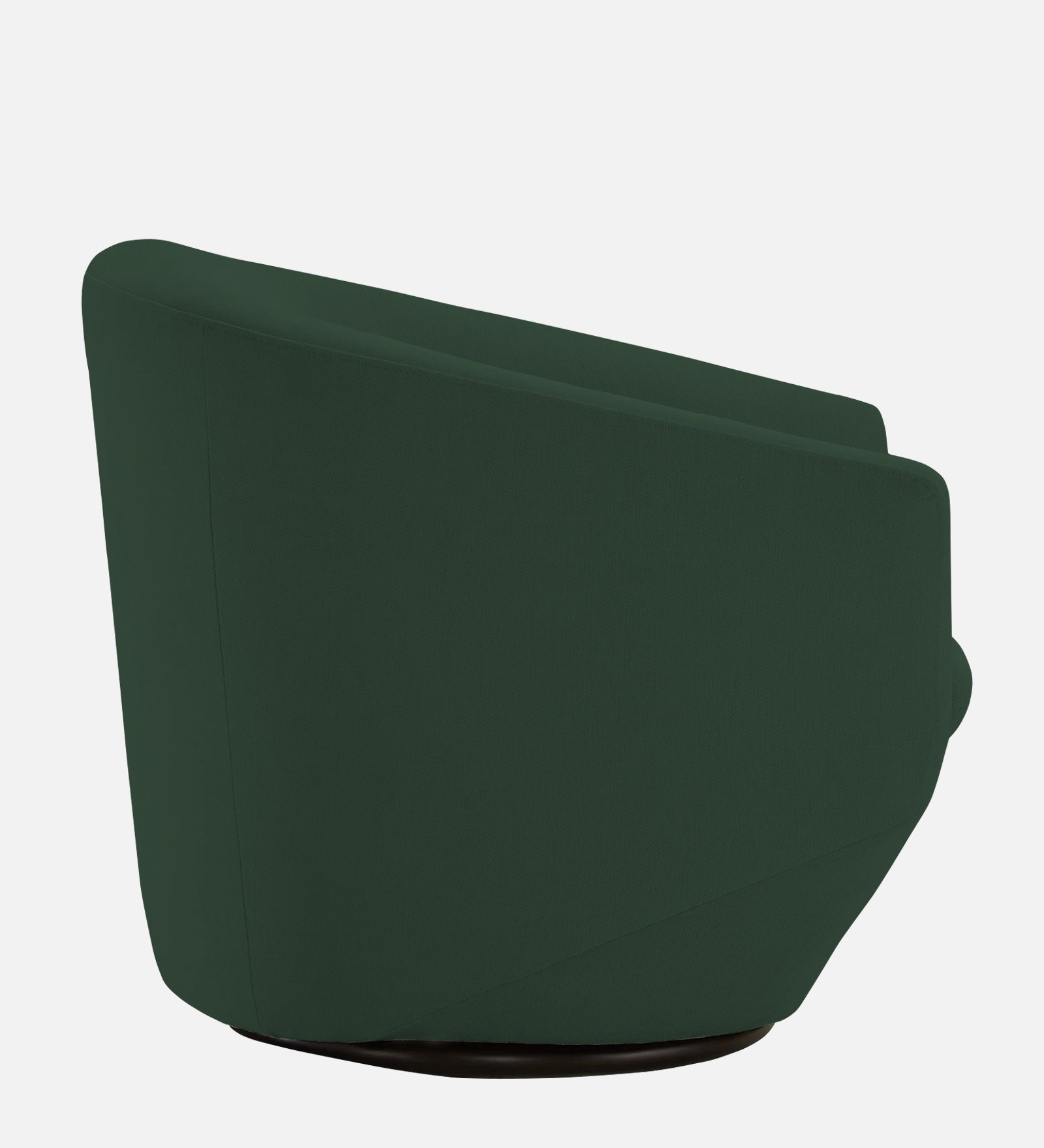 Haddie Velvet Swivel Chair in Amazon Green Colour