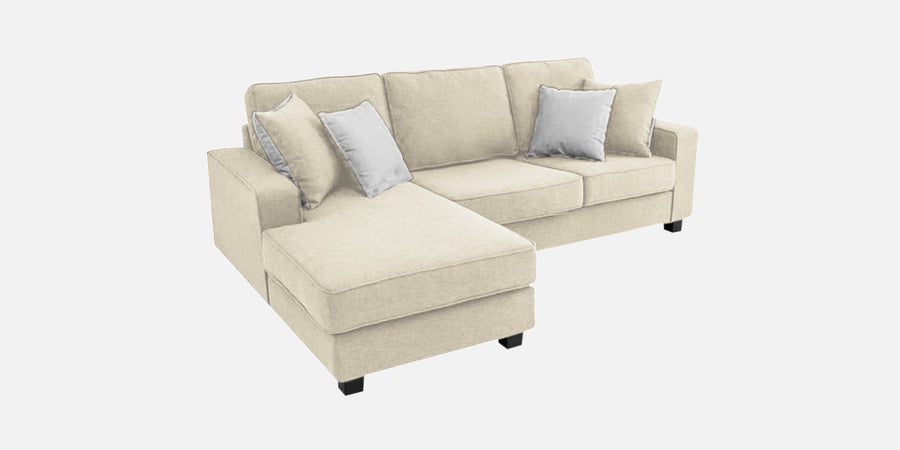 Ladybug Fabric Rhs Sectional Sofa 2 Lounger In Ivory Cream Colour - Febonic Living