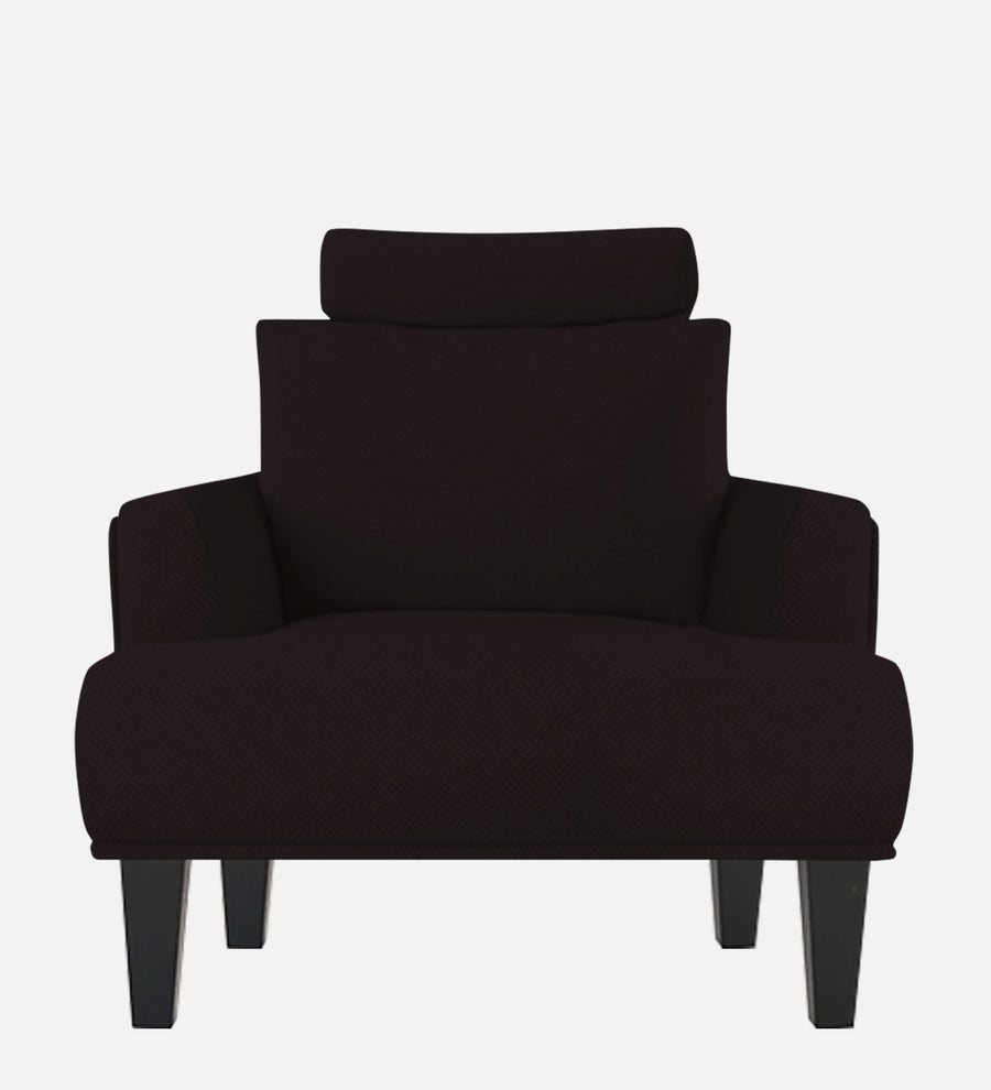 Como Fabric 1 Seater Sofa In Cara Brown Colour - Febonic Living