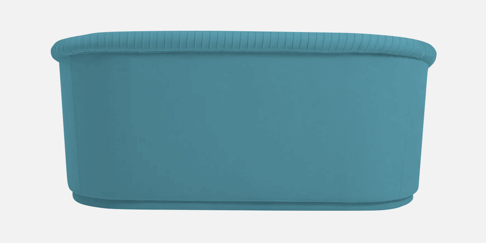 Yara Velvet Fabric 2 Seater Sofa in Aqua Blue Colour