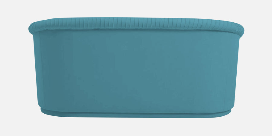 Yara Velvet Fabric 2 Seater Sofa In Aqua Blue Colour - Febonic Living