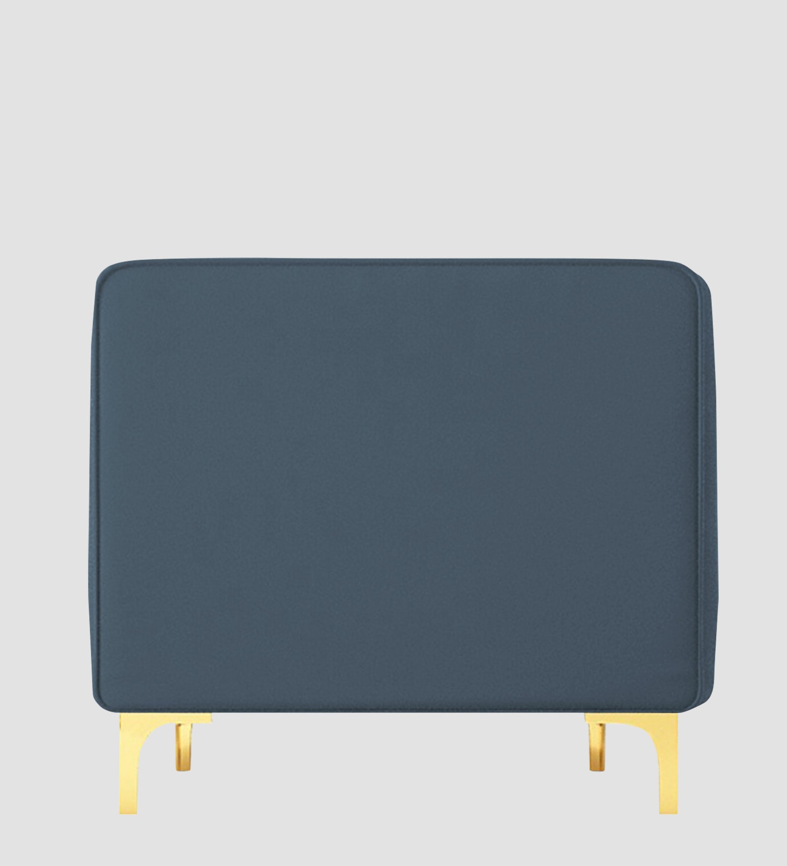 Saban Velvet 1 Seater Sofa in Oxford blue Colour - Febonic Living