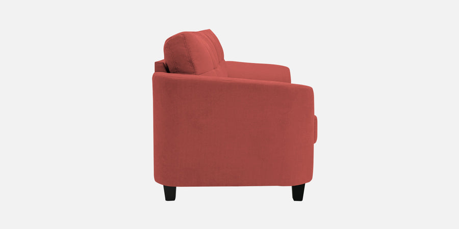 Mulan Fabric 3 Seater Sofa In Salmon Pink Colour - Febonic Living