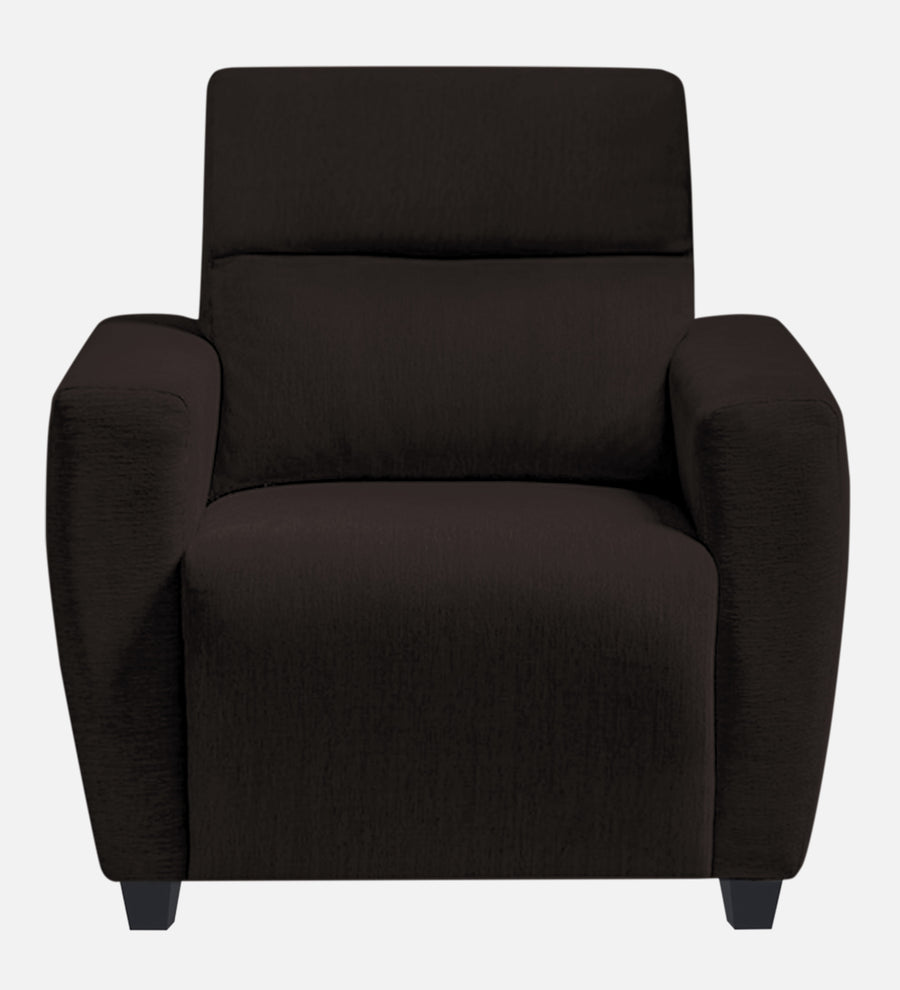 Bakadi Fabric 1 Seater Sofa In Cara Brown Colour - Febonic Living