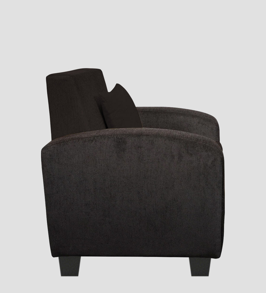 Alex Fabric 1 Seater Sofa In Cara Brown Colour - Febonic Living