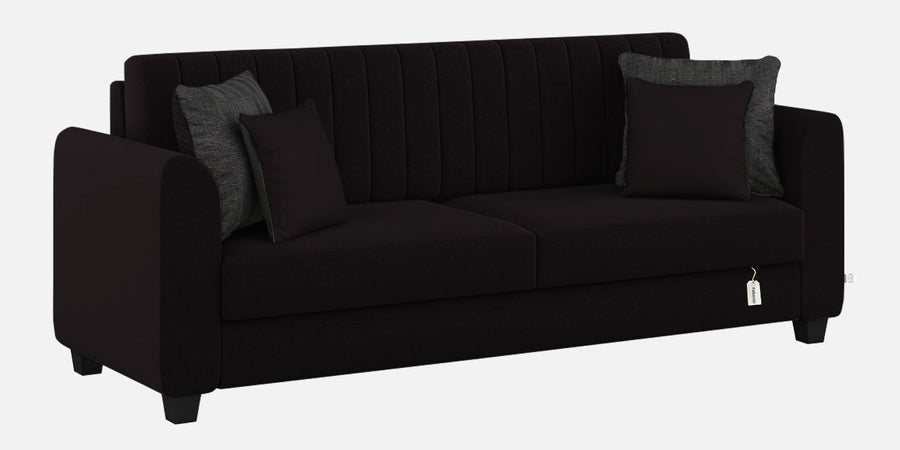 Cosmic Fabric 3 Seater Sofa In Cara Brown Colour - Febonic Living