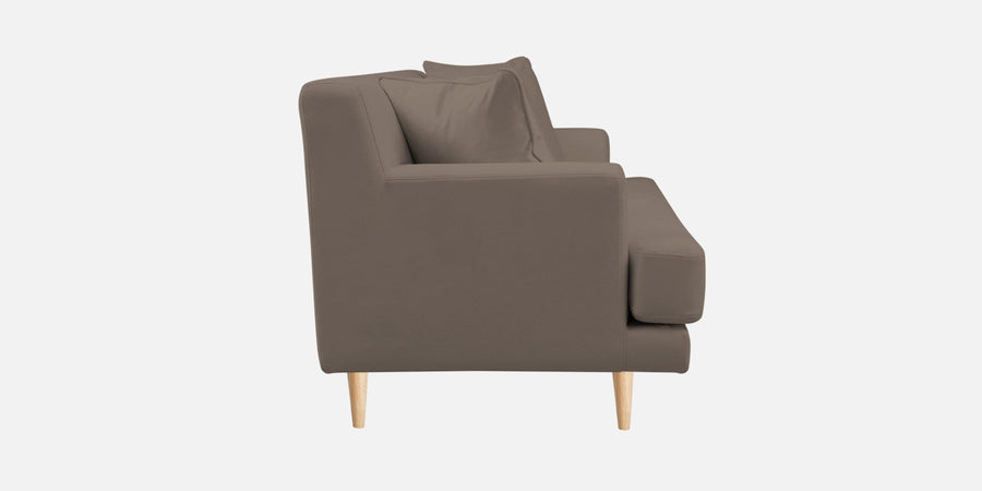 Woody Fabric 2 Seater Sofa In Rock Beige Colour - Febonic Living