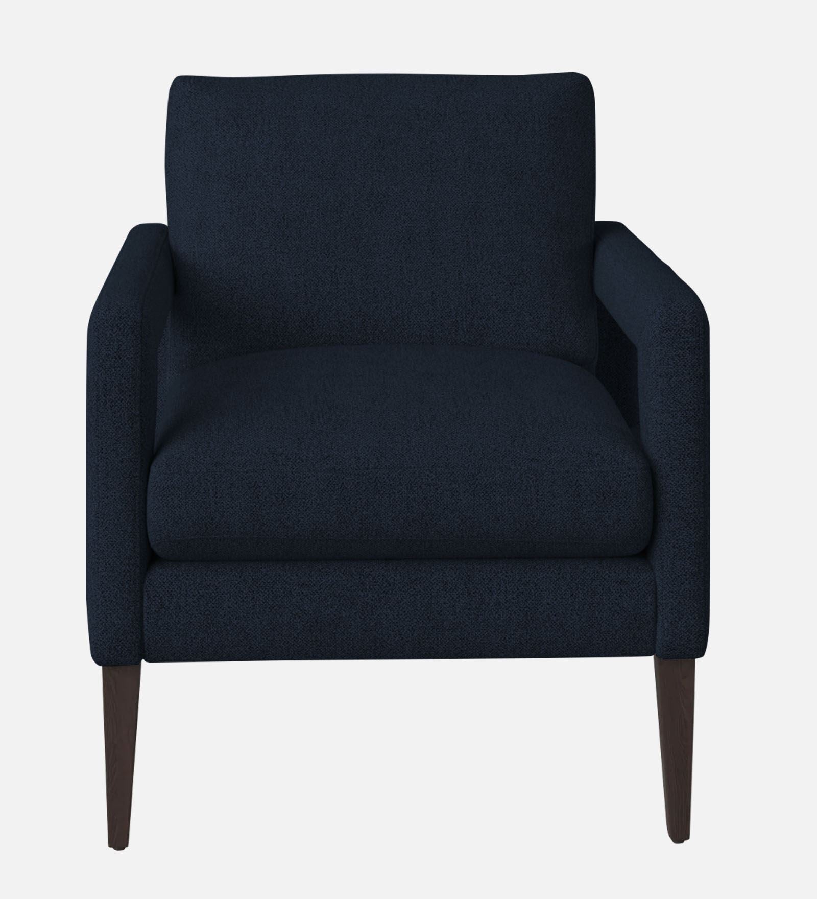 Olsen Fabric Arm Chair in Denim Blue Colour