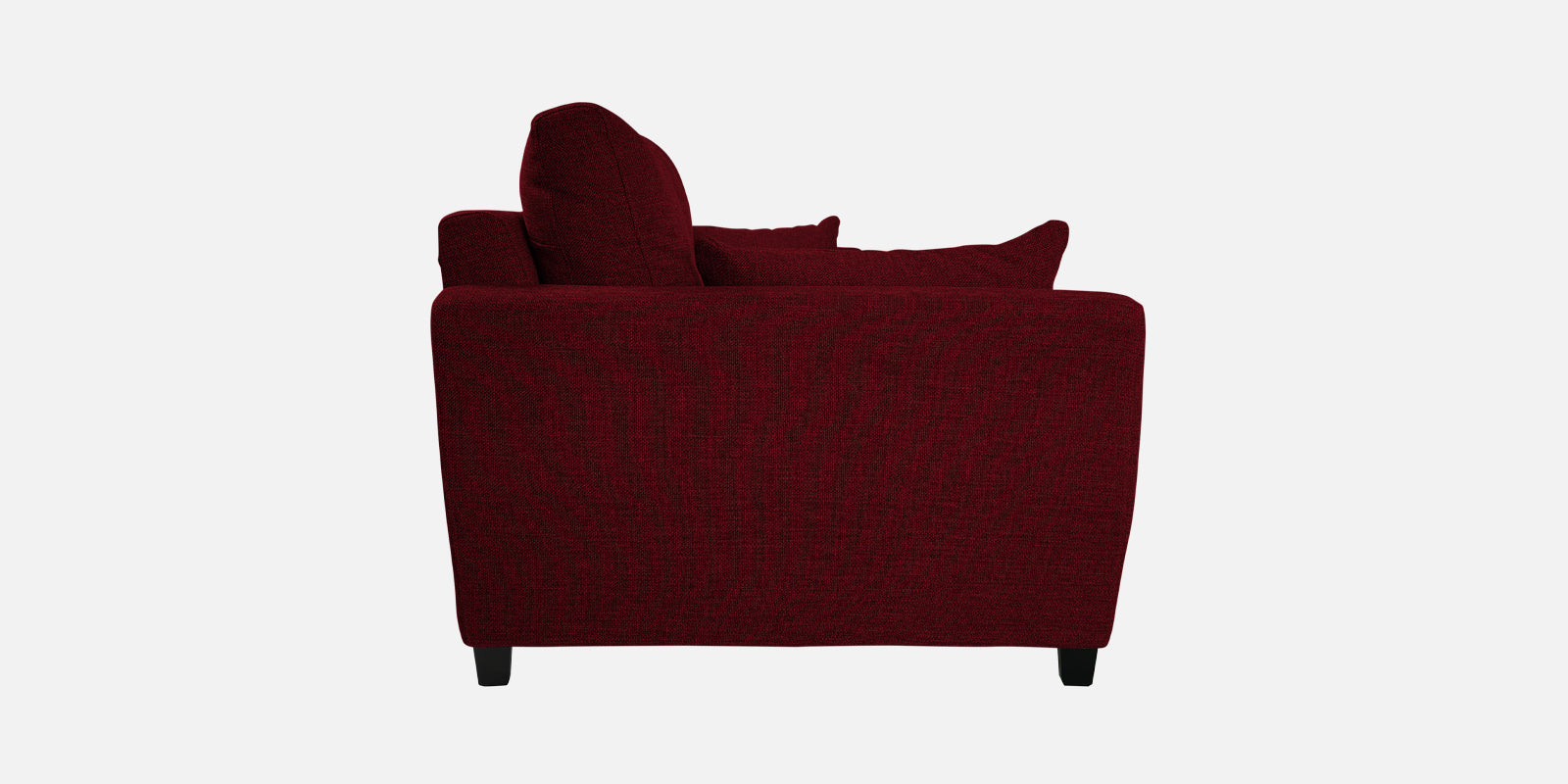 Mario Fabric 3 Seater Sofa in Ruby Red Colour