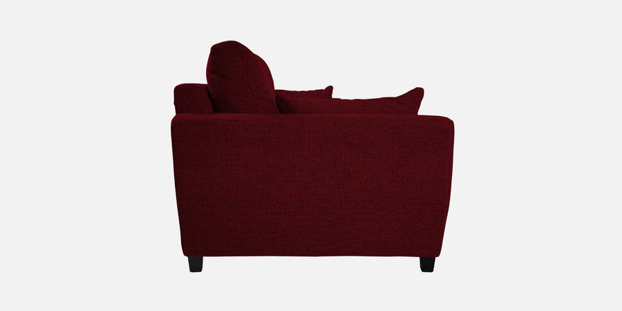 Mario Fabric 3 Seater Sofa In Ruby Red Colour - Febonic Living