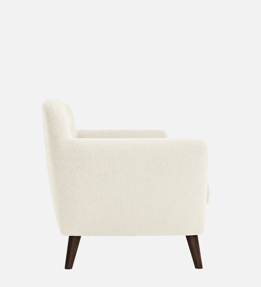 Goofy Fabric 1 Seater Sofa In Ivory Cream Colour - Febonic Living