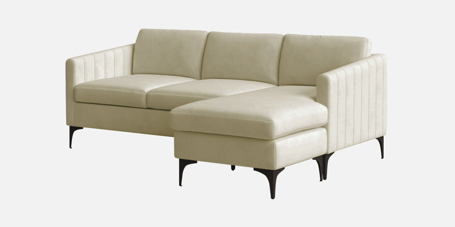 Haru Fabric Lhs Sectional Sofa 2 Lounger In Warm White Colour - Febonic Living