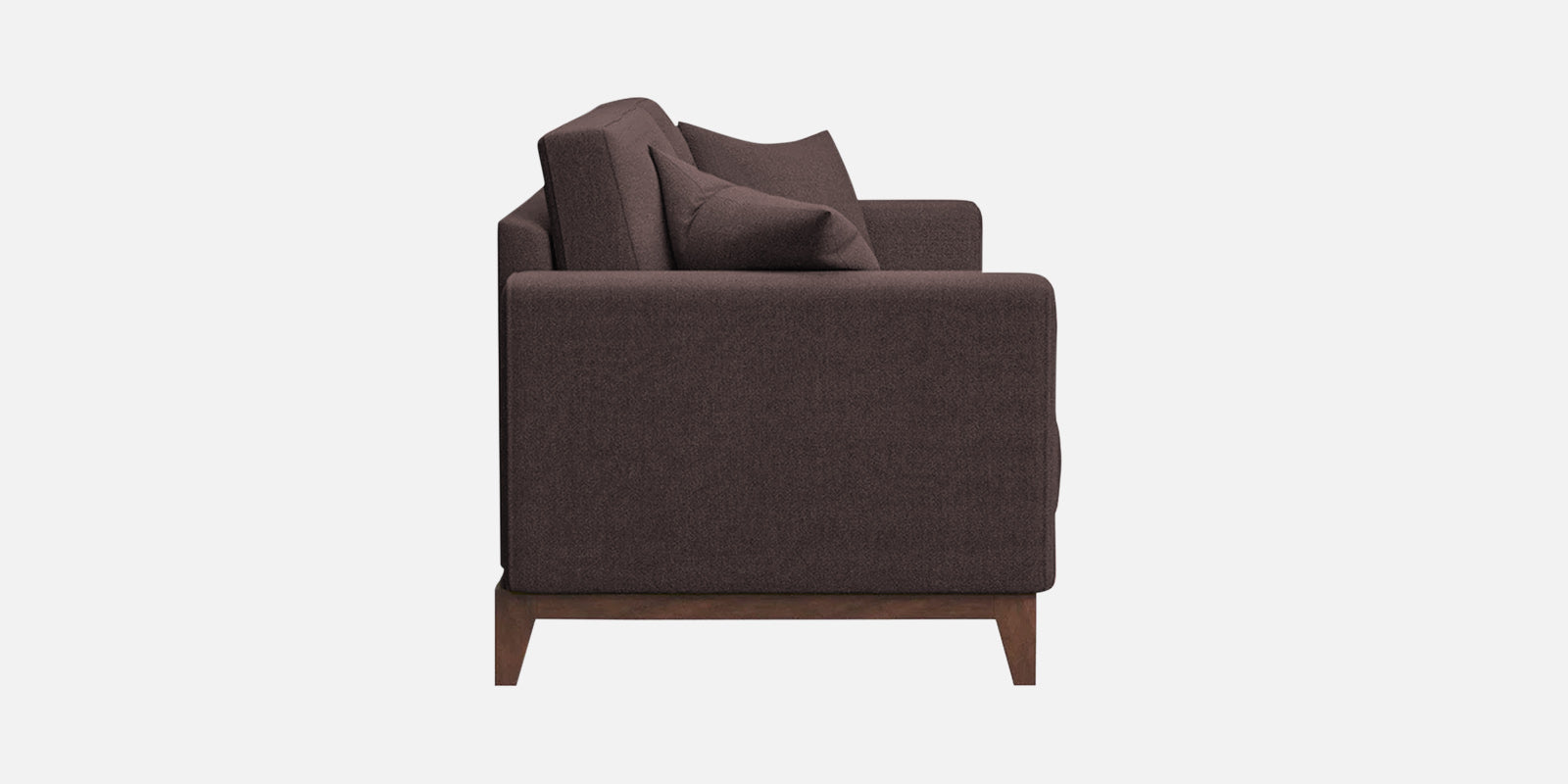 Luca Fabric 2 Seater Sofa in Night Brown Colour