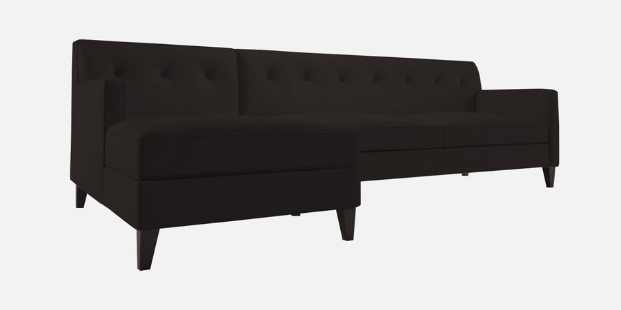 Miller Fabric Rhs Sectional Sofa 3 Lounger In Cara Brown Colour - Febonic Living