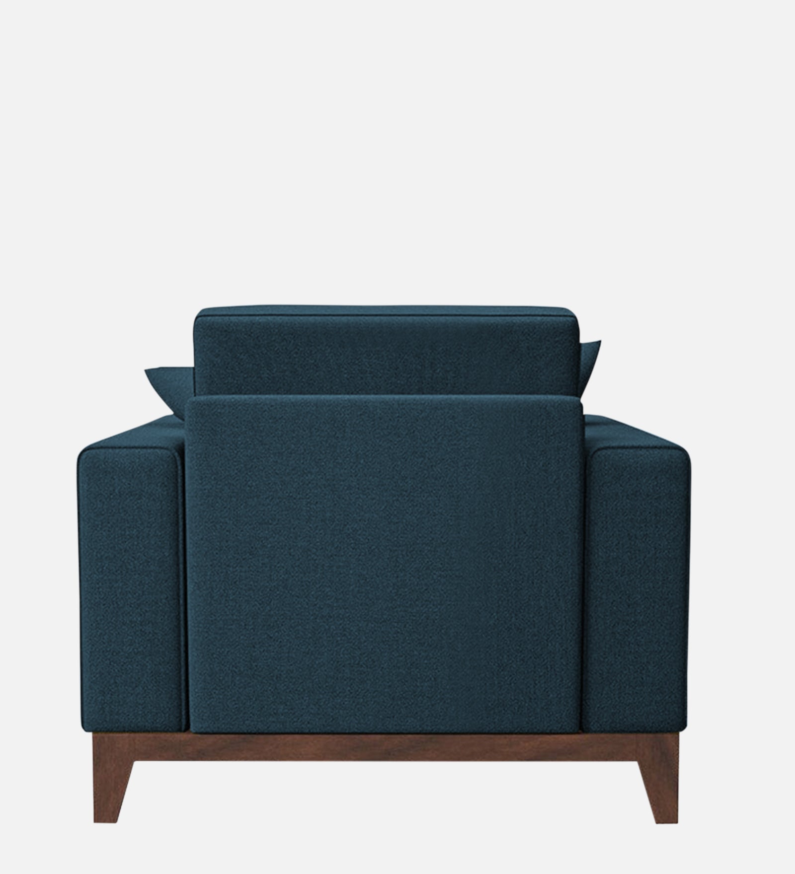 Luca Fabric 1 Seater Sofa in Denim Blue Colour