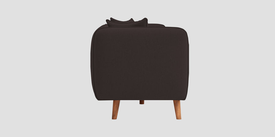 Reva Fabric 3 Seater Sofa In Pebble Brown Colour - Febonic Living