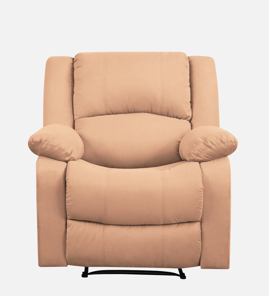 Henry Fabric 1 Seater Motorized Recliner In Cosmic Beige Colour - Febonic Living