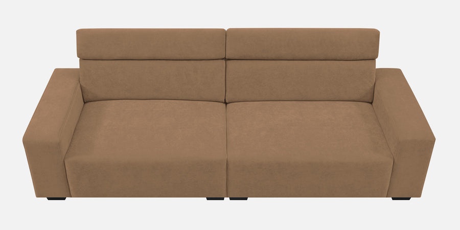 Hiro Fabric 3 Seater Sofa In Dusty Peach Colour - Febonic Living