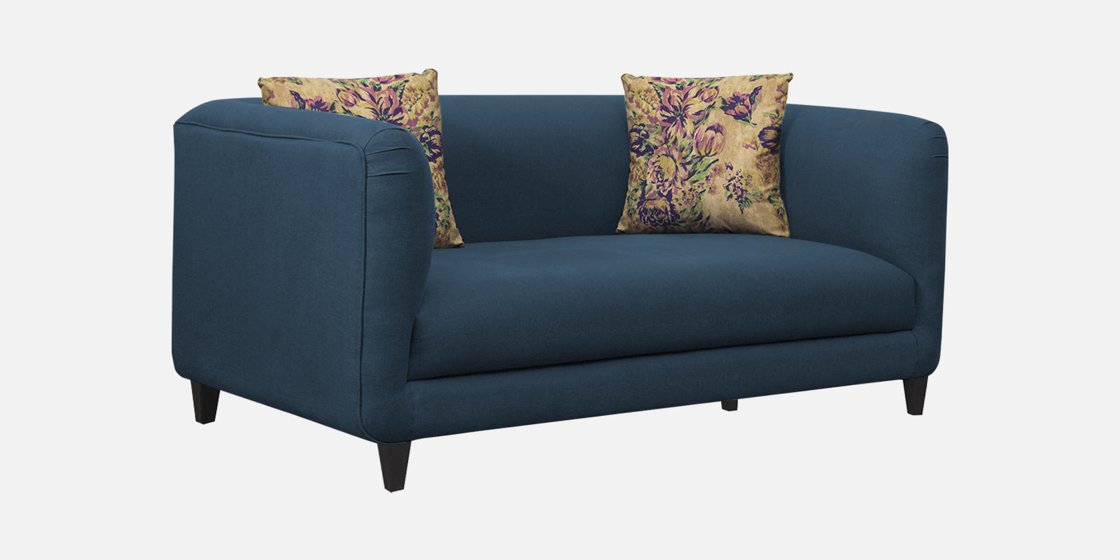 Niki Fabric 2 Seater Sofa in Light Blue Colour