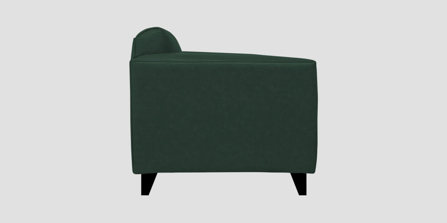 Convi Leatherette 3 Seater Sofa In Basil Green Colour - Febonic Living