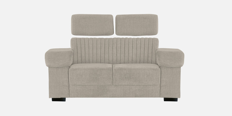 Draco Fabric 2 Seater Sofa In Ash Grey Colour - Febonic Living