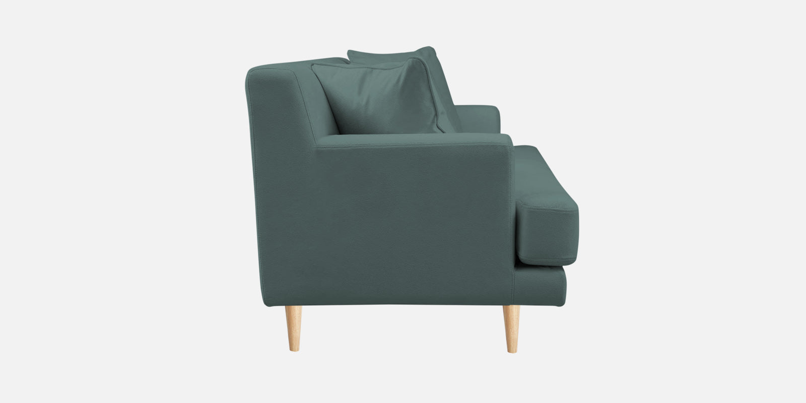 Woody Fabric 3 Seater Sofa in Pista Green Colour