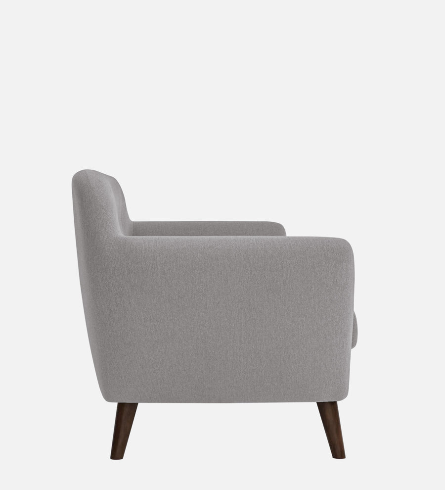 Goofy Fabric 1 Seater Sofa In Silver Grey Colour - Febonic Living