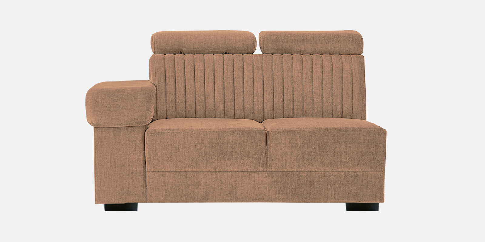 Draco Fabric 6 Seater Corner Sofa In Cosmic Beige Colour - Febonic Living
