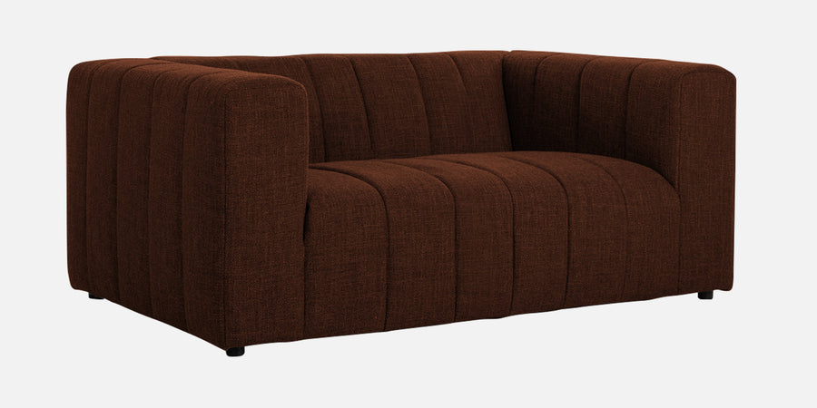 Lara Fabric 2 Seater Sofa In Coffee Brown Colour - Febonic Living
