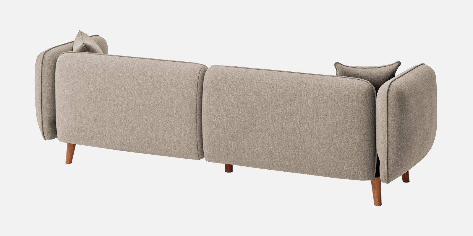 Reva Fabric 3 Seater Sofa In Khaki Beige Colour