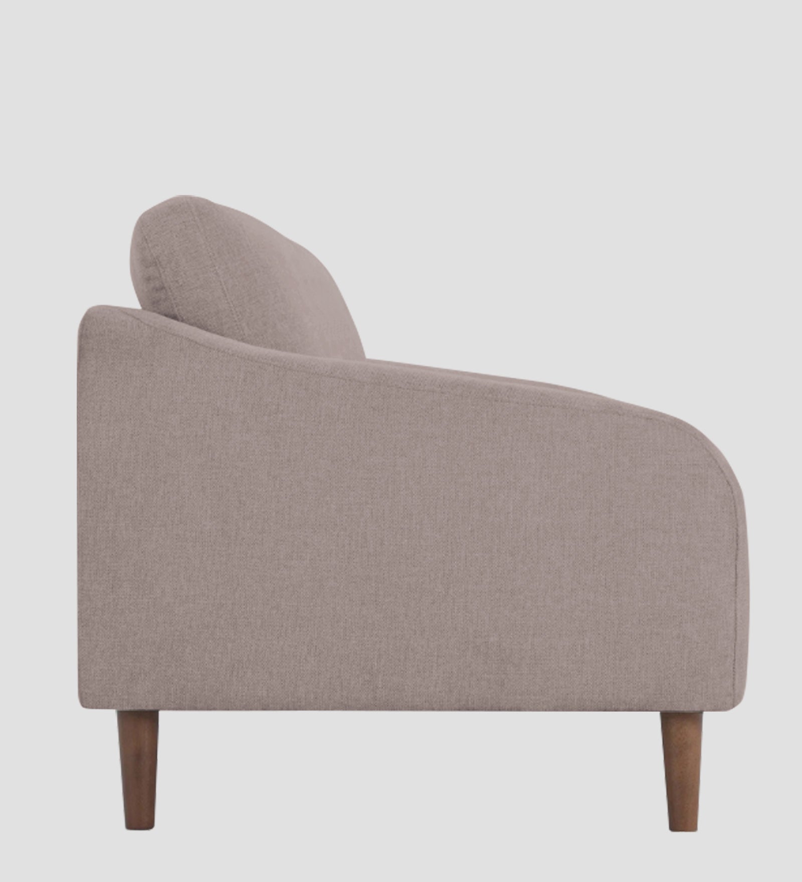 Elara Fabric 1 Seater Sofa in Almond Beige Colour - Febonic Living
