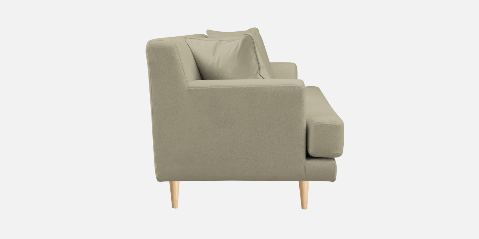 Woody Fabric 2 Seater Sofa in Carnival Beige Colour