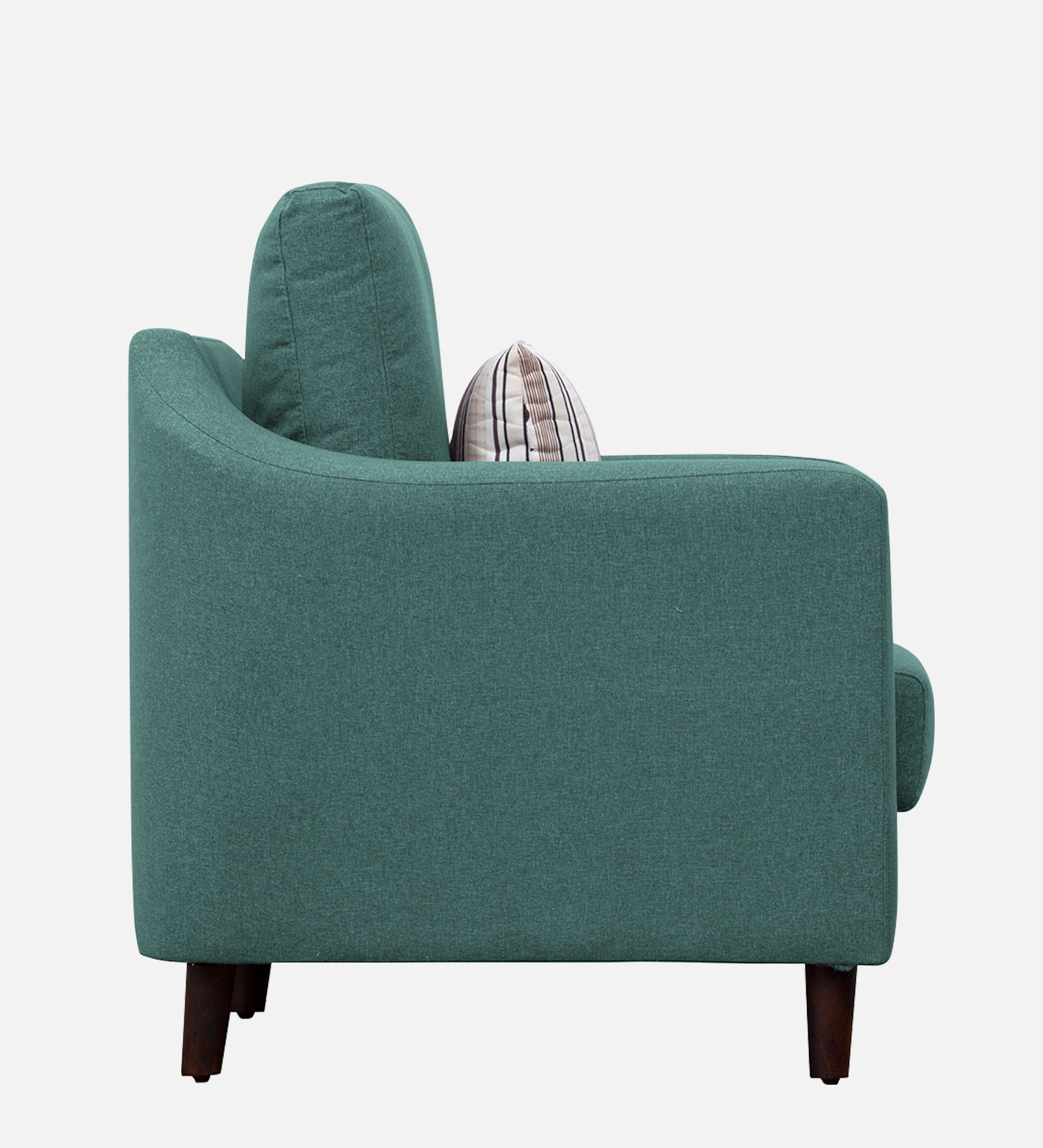 Kevin Fabric 1 Seater Sofa in Sea Green Colour