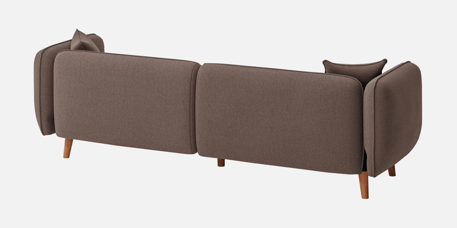 Reva Fabric 3 Seater Sofa In Ginger Brown Colour