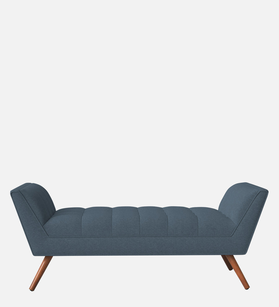 Cartes Velvet Bench In Oxford Blue Colour - Febonic Living