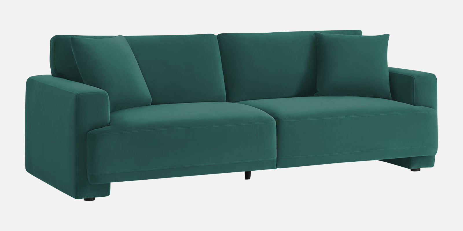 Kosta Velvet 3 Seater Sofa in Pine Green Colour