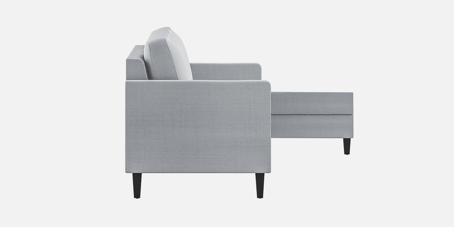 Nori Fabric Rhs Sectional Sofa 2 Lounger In Coin Grey Colour - Febonic Living