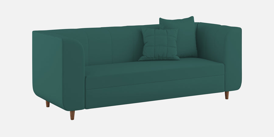 Sumo Velvet 3 Seater Sofa In Pine Green Colour - Febonic Living