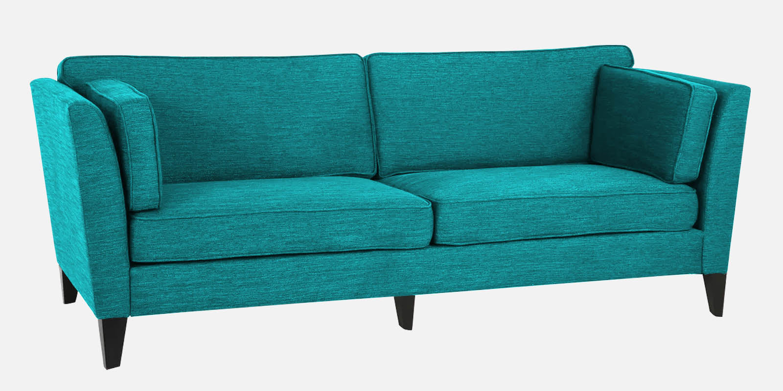 Nigar Fabric 3 Seater Sofa in Sea Green Colour