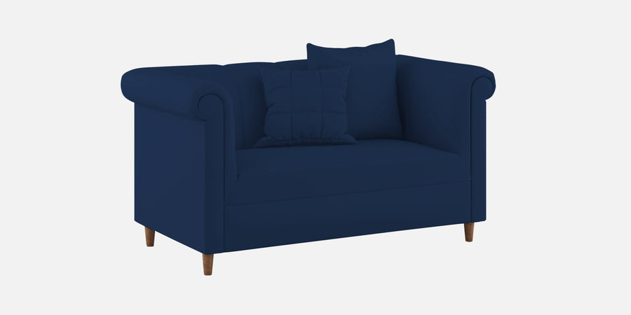 Rubi Velvet 2 Seater Sofa In Imperial Blue Colour - Febonic Living