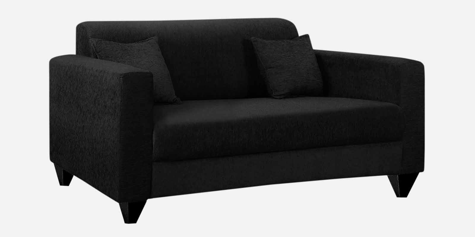 Nebula Fabric 2 Seater Sofa in Zed Black Colour