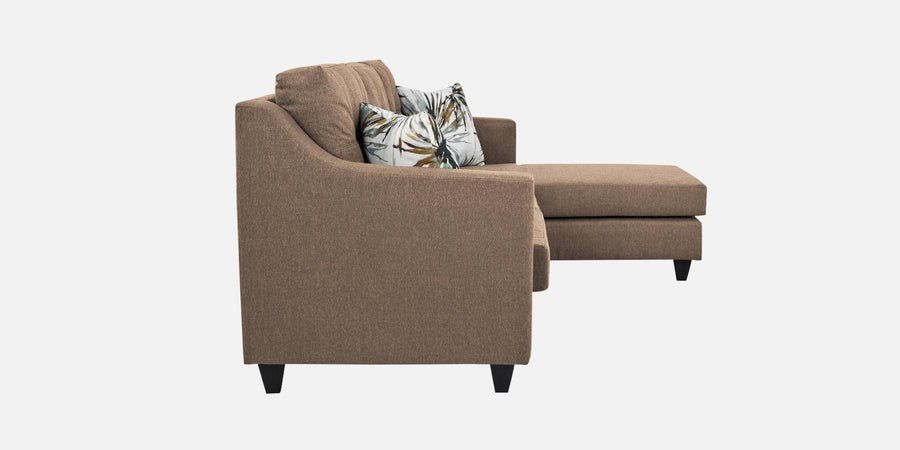 Welly Fabric Rhs Sectional Sofa 2 Lounger In Cookie Beige Colour - Febonic Living