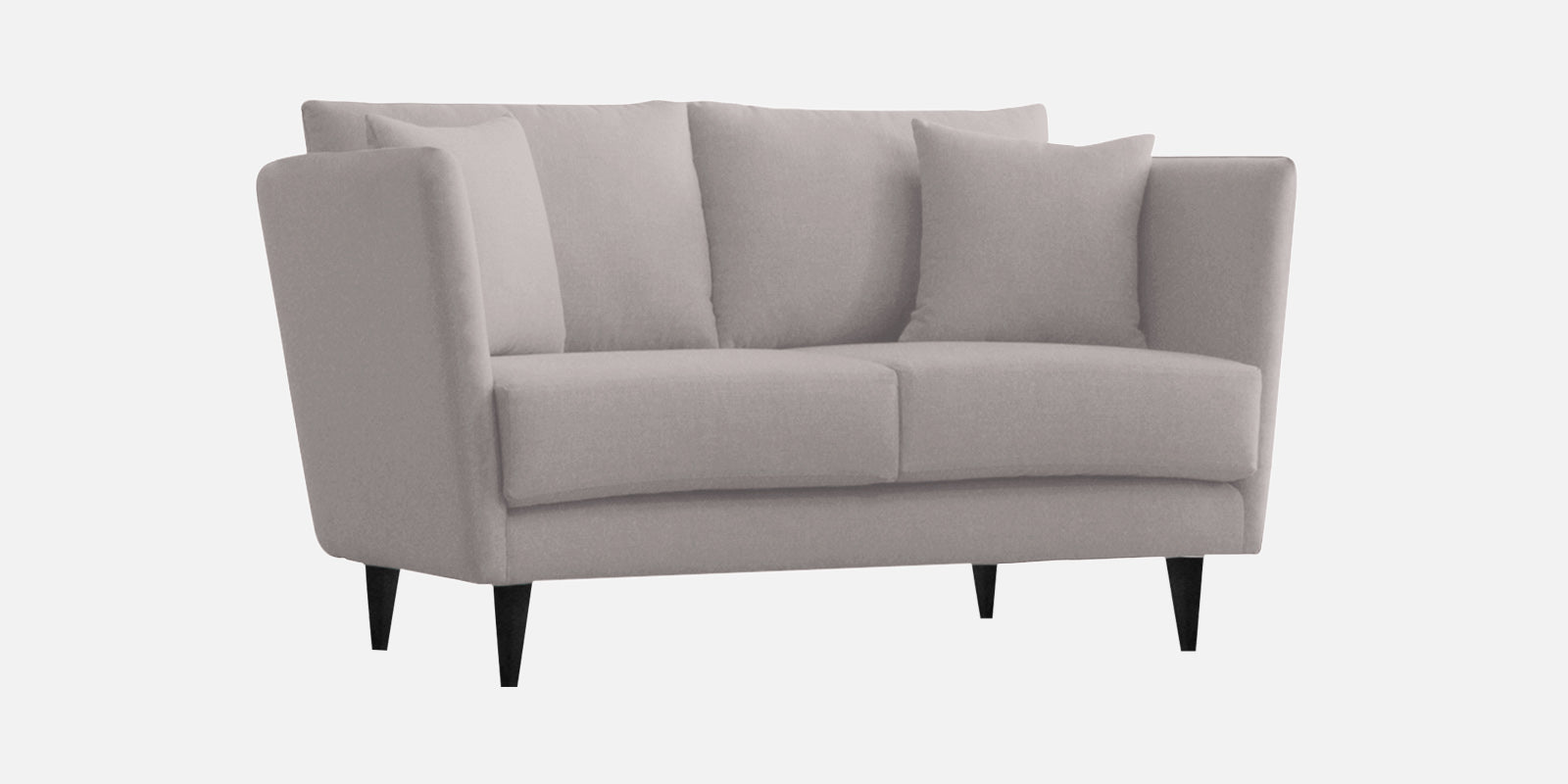 Norway Velvet 2 Seater Sofa In Pearl Grey Colour