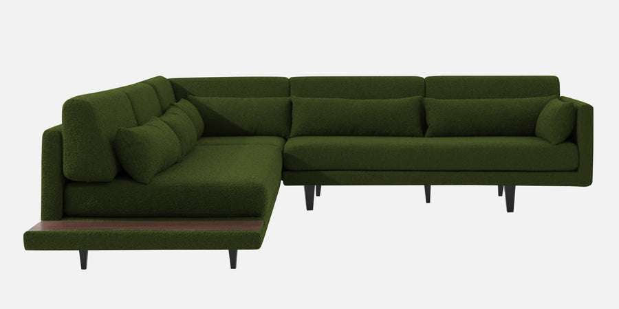 Malta Fabric 6 Seater Rhs Corner Sofa In Olive Green Colour - Febonic Living