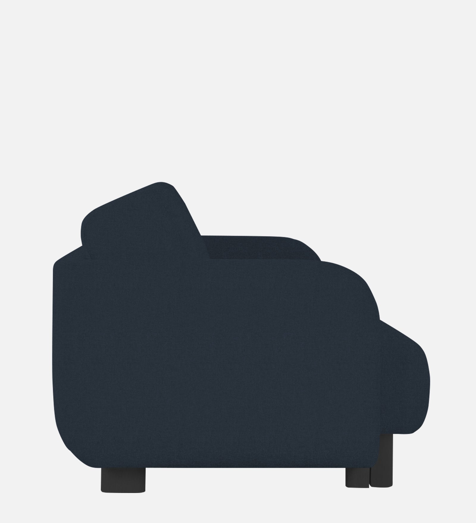 Varu Fabric 1 Seater Sofa In  Denim Blue Colour - Febonic Living