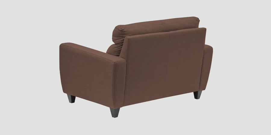 Burban Fabric 2 Seater Sofa In Latte Brown Colour - Febonic Living