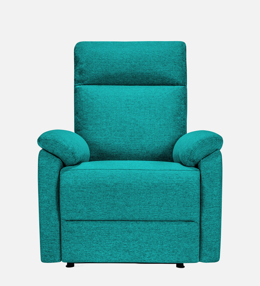 Abby Fabric 1 Seater Motorized Recliner In Sea Green Colour - Febonic Living