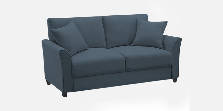 Daroo Velvet 2 Seater Sofa In Oxford Blue Colour - Febonic Living