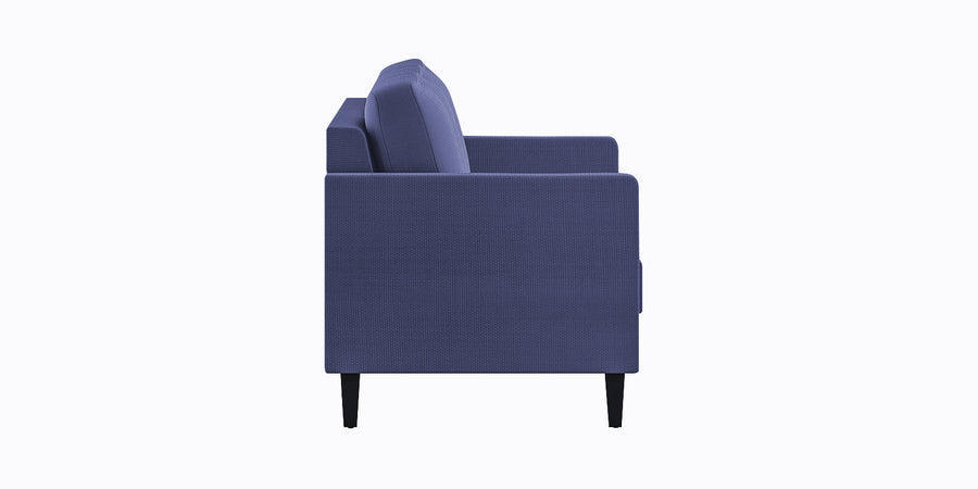 Nori Fabric 3 Seater Sofa In Slate Blue Colour - Febonic Living