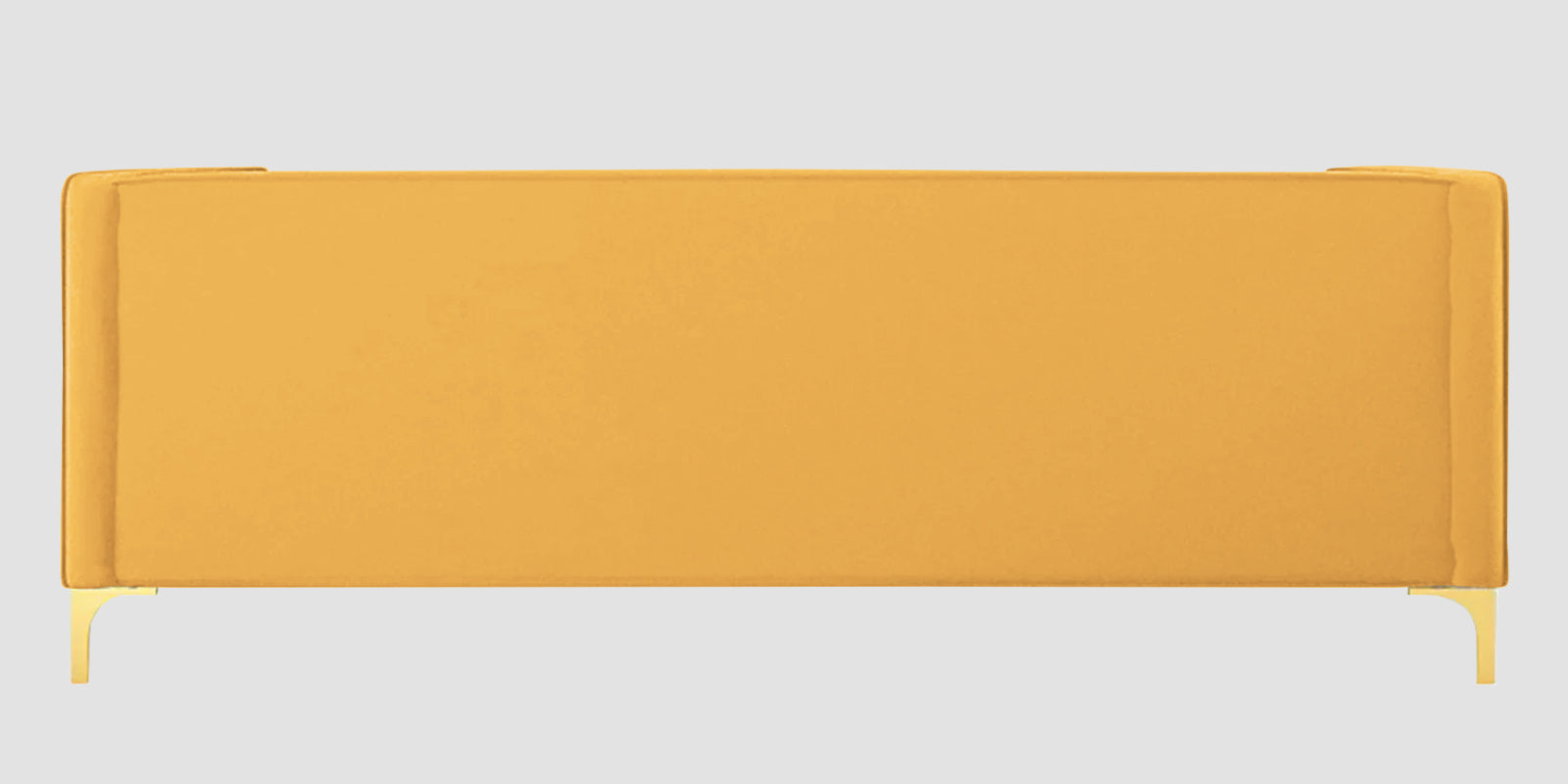 Saban Velvet 3 Seater Sofa in Turmeric yellow Colour - Febonic Living